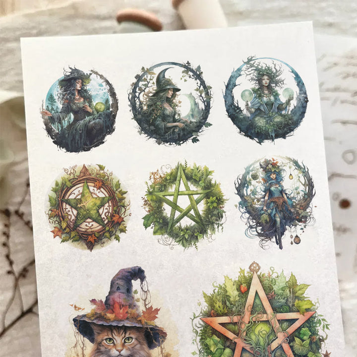 Halloween Magic Series Sticker For DIY Journal Decor