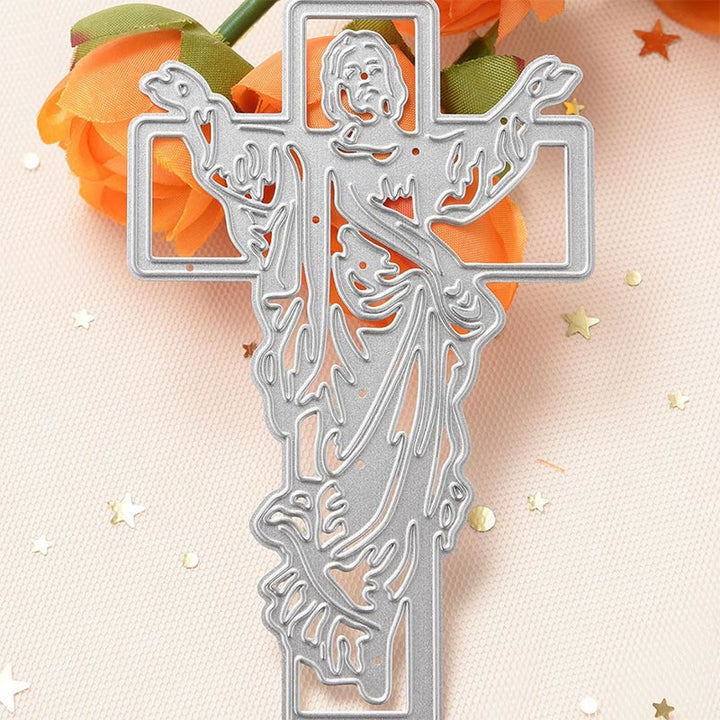 Jusus on the Cross Metal Cut Stencils Cutting Dies