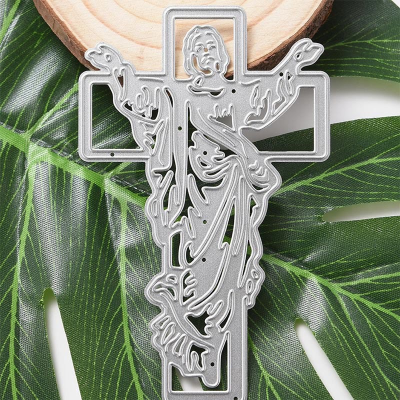 Jusus on the Cross Metal Cut Stencils Cutting Dies