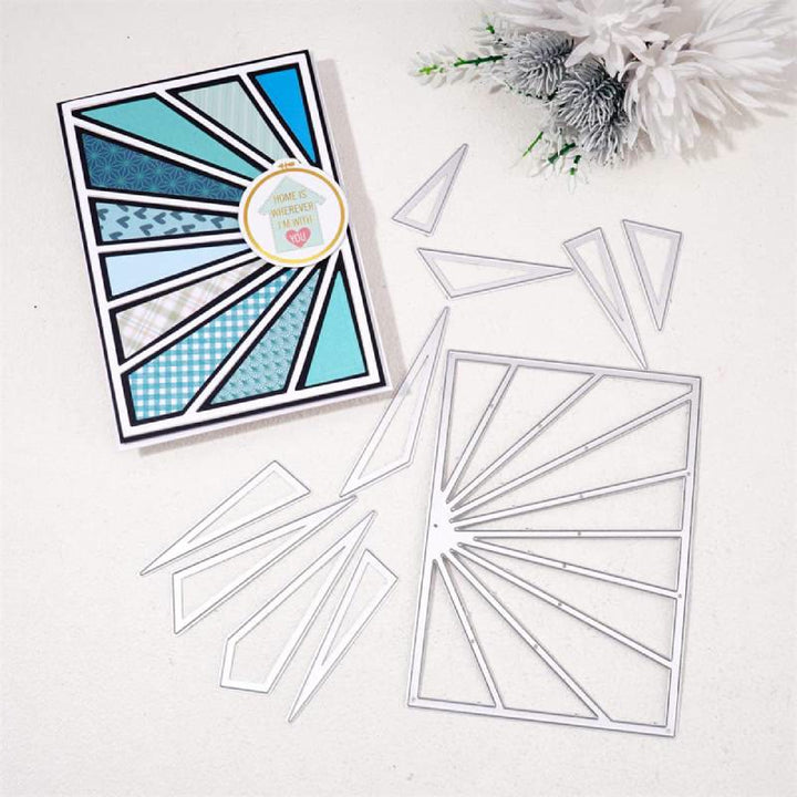 Rectangle Frames Splicing Background Board Cutting Dies for Card Making