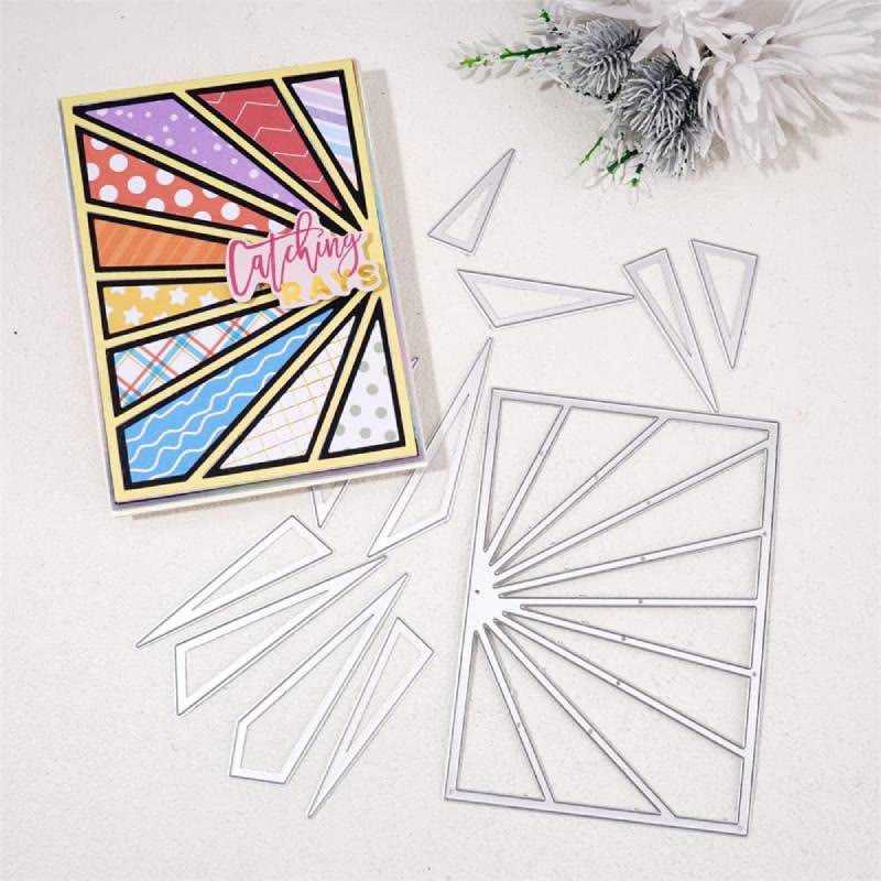 Rectangle Frames Splicing Background Board Cutting Dies for Card Making