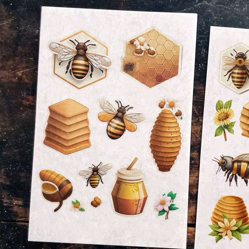 Bees And Honey Series Rub On Sticker Transfer Sticker For Crafts