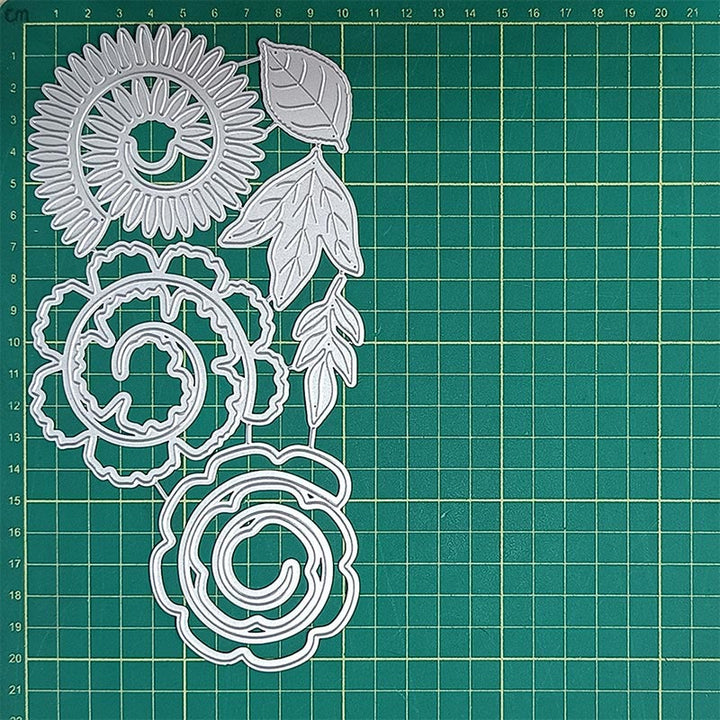 3D Flowers Metal Die Cuts Stencil for DIY Scrapbooking Card Making