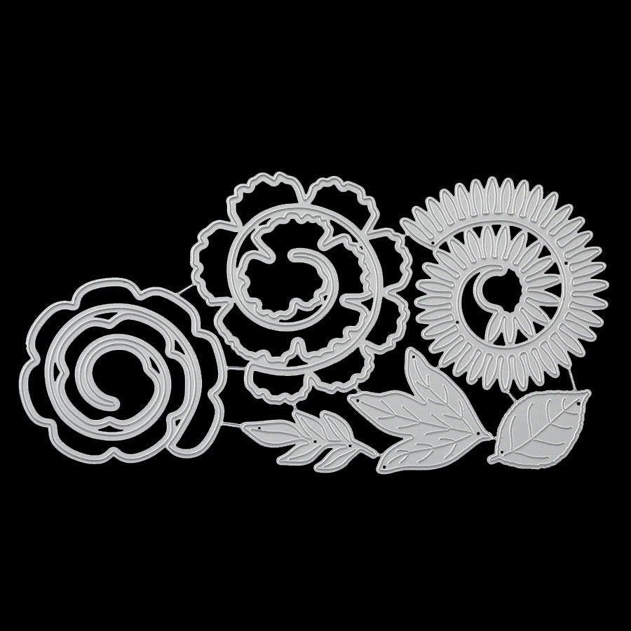 3D Flowers Metal Die Cuts Stencil for DIY Scrapbooking Card Making