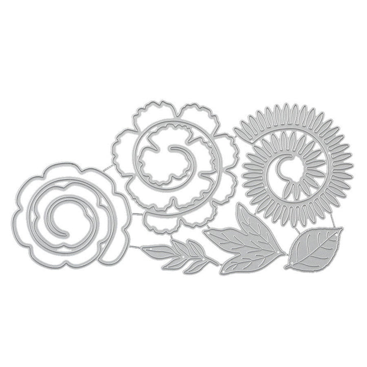 3D Flowers Metal Die Cuts Stencil for DIY Scrapbooking Card Making