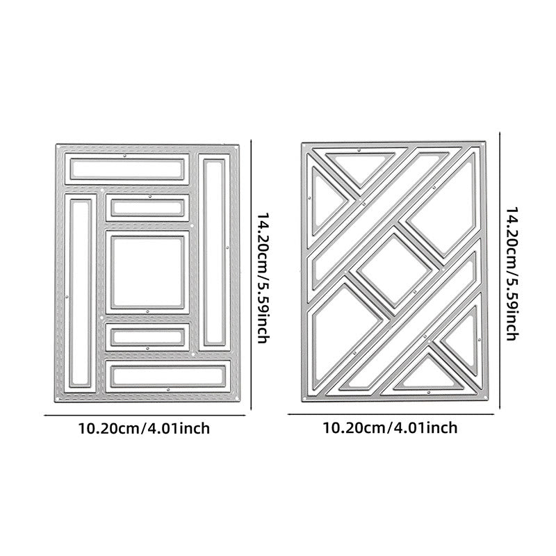 Retangle Frame Metal Die Cuts Background Cutting Dies Stencils