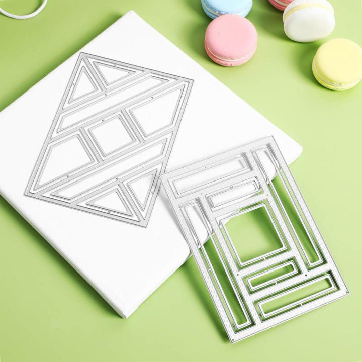 Retangle Frame Metal Die Cuts Background Cutting Dies Stencils