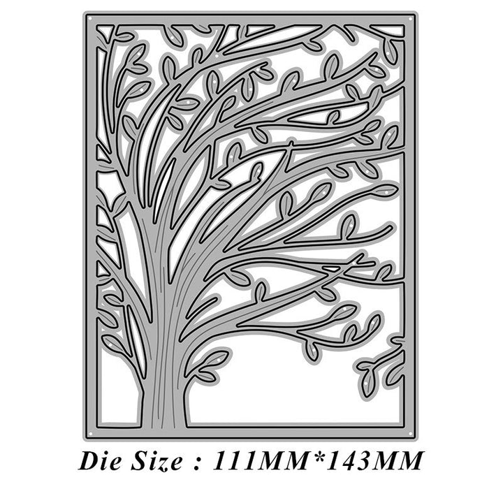 Willow Tree Metal Die-Cutting Stencil for Card Making Scrapbooking