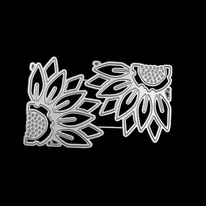 Sunflower Metal Die Cuts Card Background Cuttig Dies Stencils