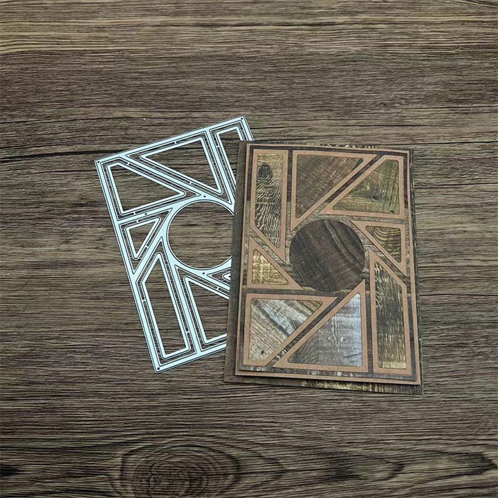 Geometric Rectangle Frames Background Board Cutting Dies