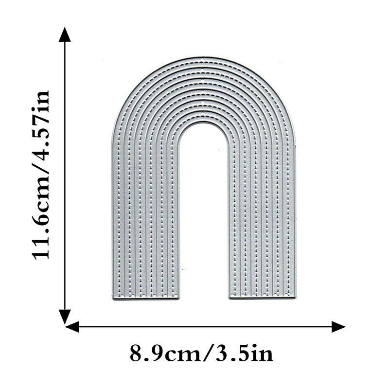 Layers Arch and Triangle Dies Set Layer Panel Craft Cutting Dies