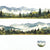 Mountain Scenery Tape Natural Healing Series PET Sticker Scrapbooking Supplies