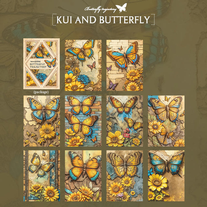 Butterfly Trail Series Scrapbook Paper Decorative Journaling Paper