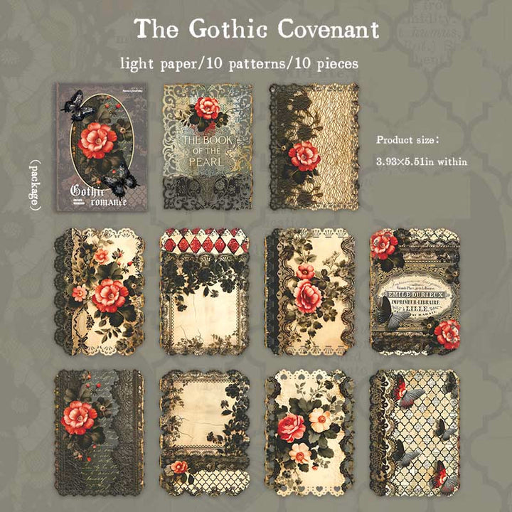 Gothic Romance Series Paper Decorative Journaling Paper