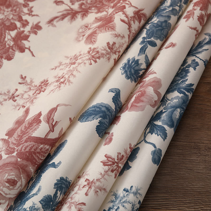 Chinoiserie Peony Blue and White Painting Tissue Paper for Gift Wrapping