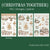 Christmas Party Series Rub On Transfer Sticker For Crafts Scrapbook Stickers