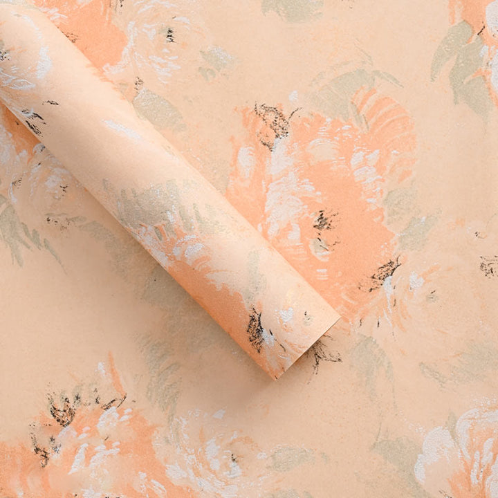 Oil Painting Style Floral Wrapping Paper Gift Wrap Paper