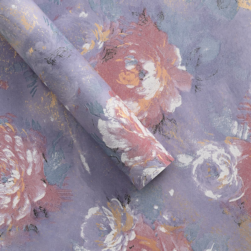 Oil Painting Style Floral Wrapping Paper Gift Wrap Paper