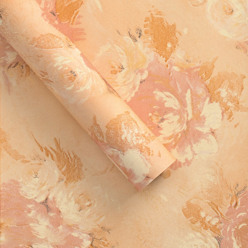 Oil Painting Style Floral Wrapping Paper Gift Wrap Paper