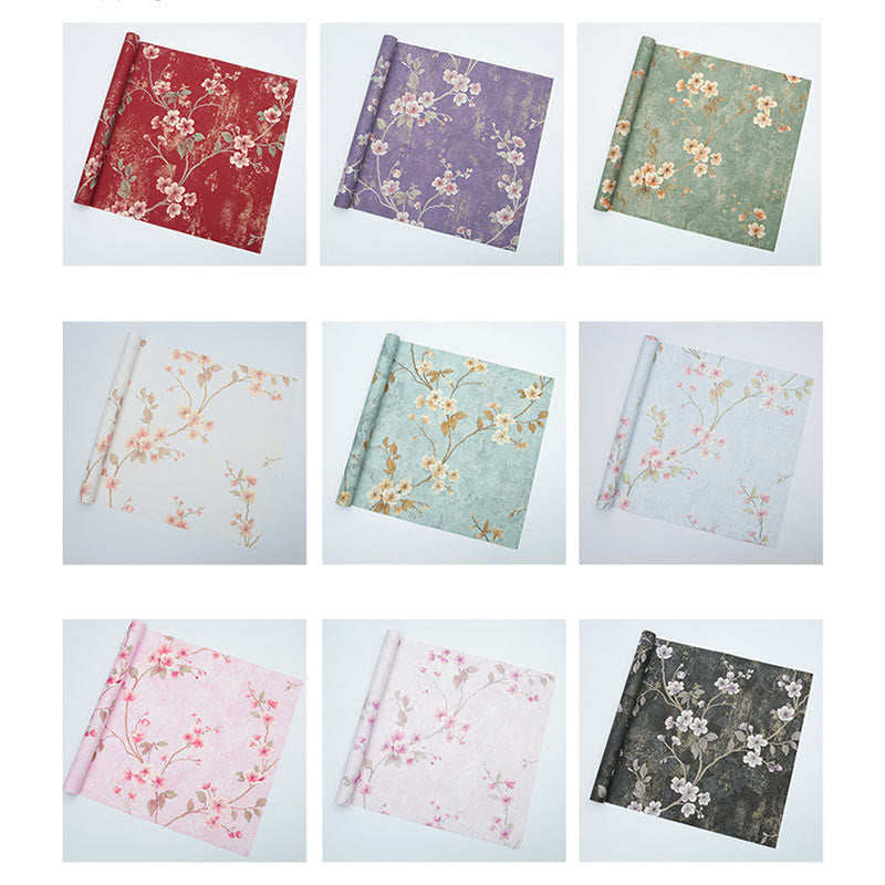 Floral Print Wrapping Paper Chinoiserie Wedding Gift Wrap Paper