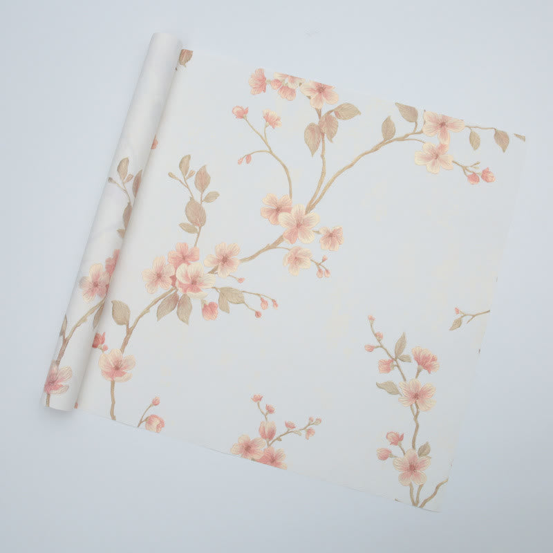 Floral Print Wrapping Paper Chinoiserie Wedding Gift Wrap Paper