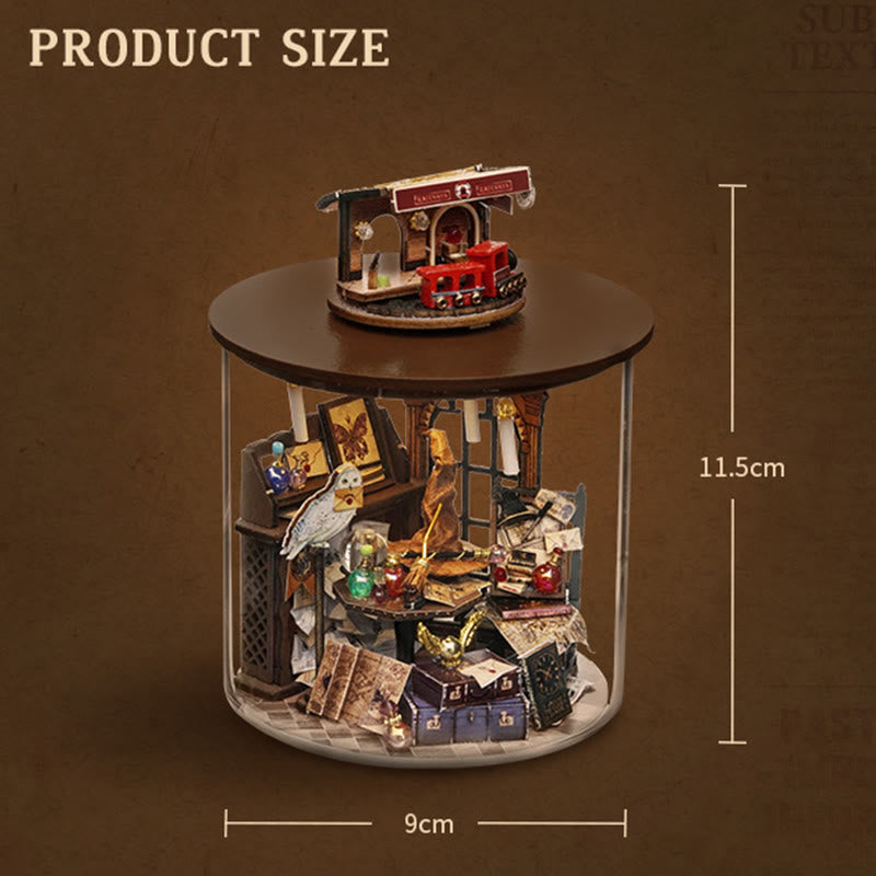 DIY Miniature House Kit Assembly Model Dream Bottle Series