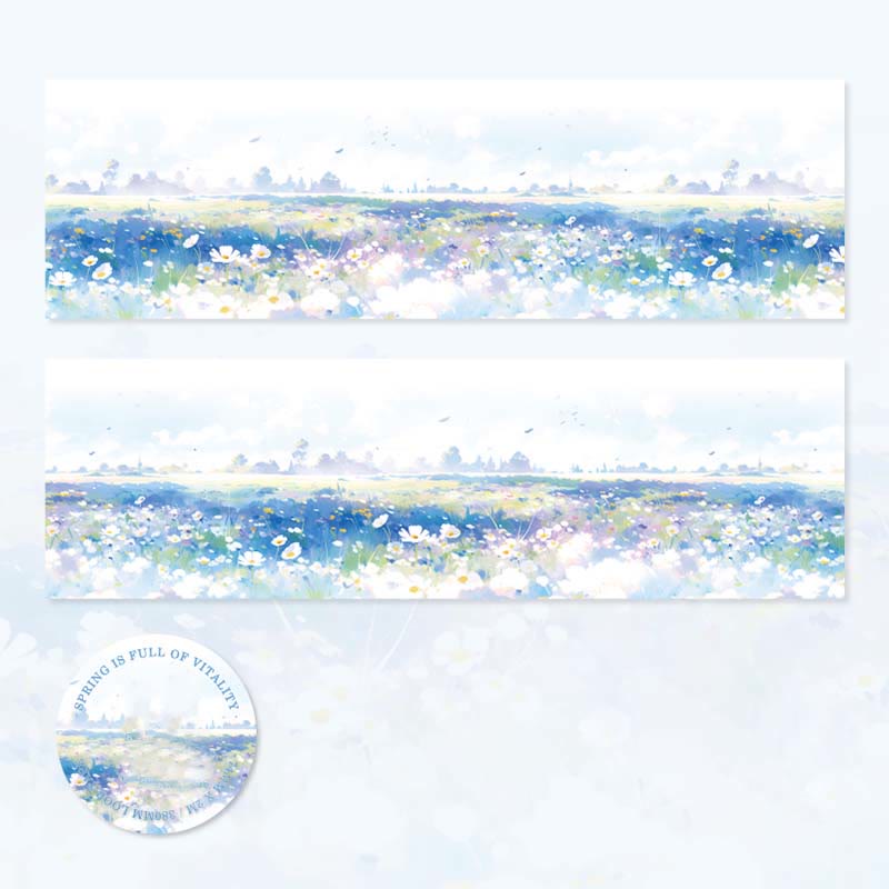 Full Of Spring Series Washi Tape For Journaling Decor