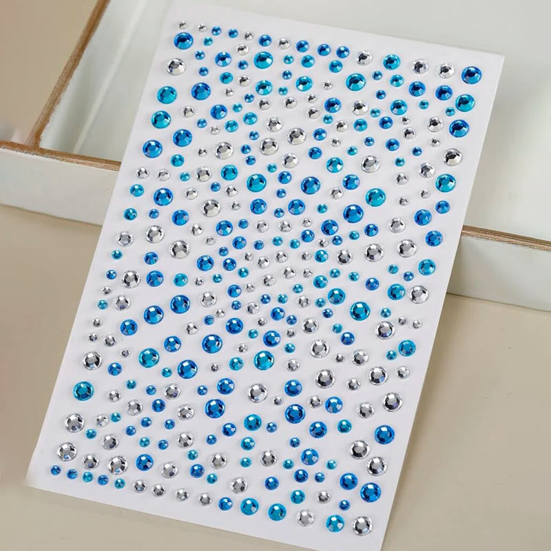 Glitter Rhinestone Sticker Pearl Sticker Gem Sticker for DIY Crafts