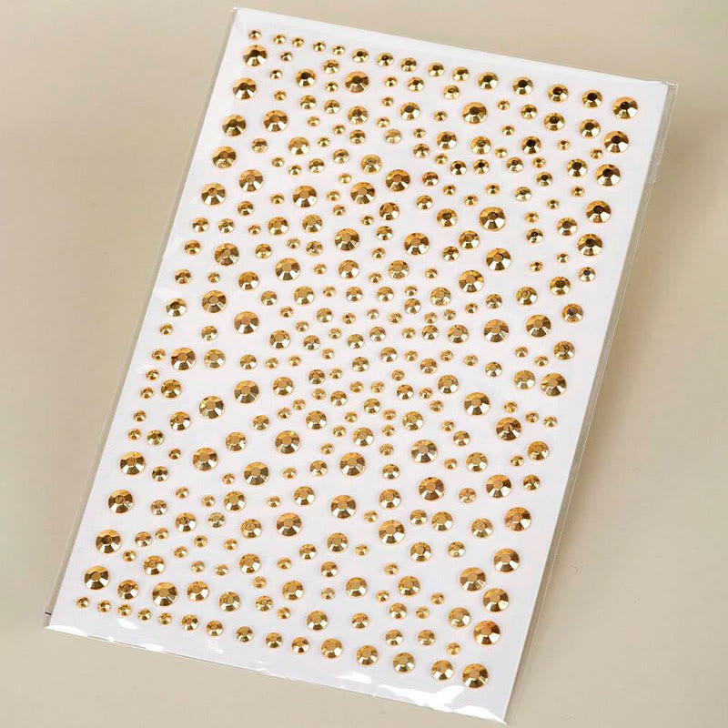 Glitter Rhinestone Sticker Pearl Sticker Gem Sticker for DIY Crafts