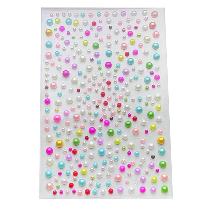 Glitter Rhinestone Sticker Pearl Sticker Gem Sticker for DIY Crafts