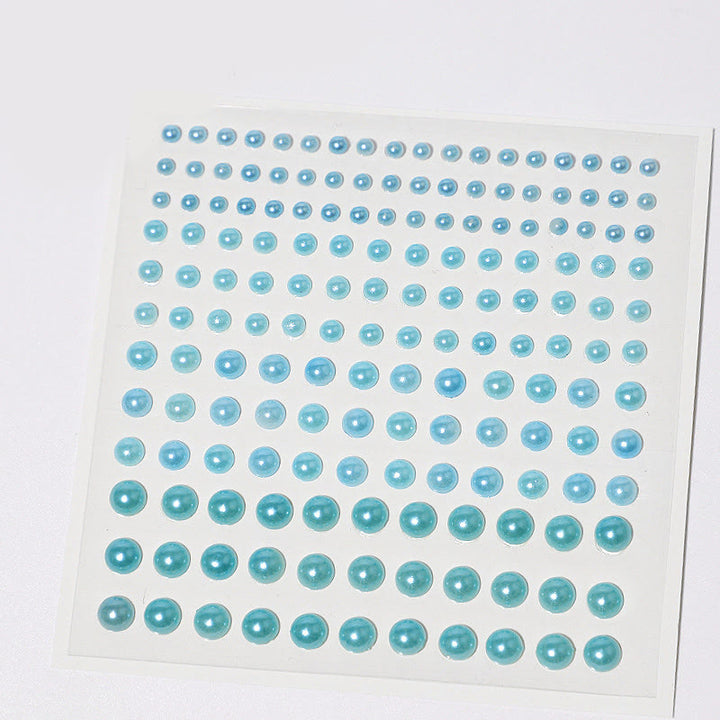 DIY Pearl Stickers Self Adhesive Gem for Crafts Scrapbook Card Nakeup