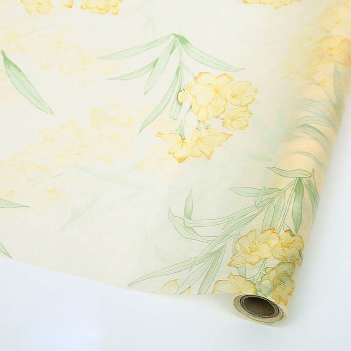 Soft Non-Woven Cotton Flowers Wrapping Paper Gift Wrap Supply