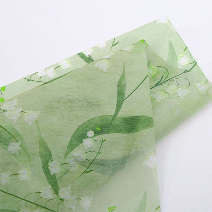 Soft Non-Woven Cotton Flowers Wrapping Paper Gift Wrap Supply