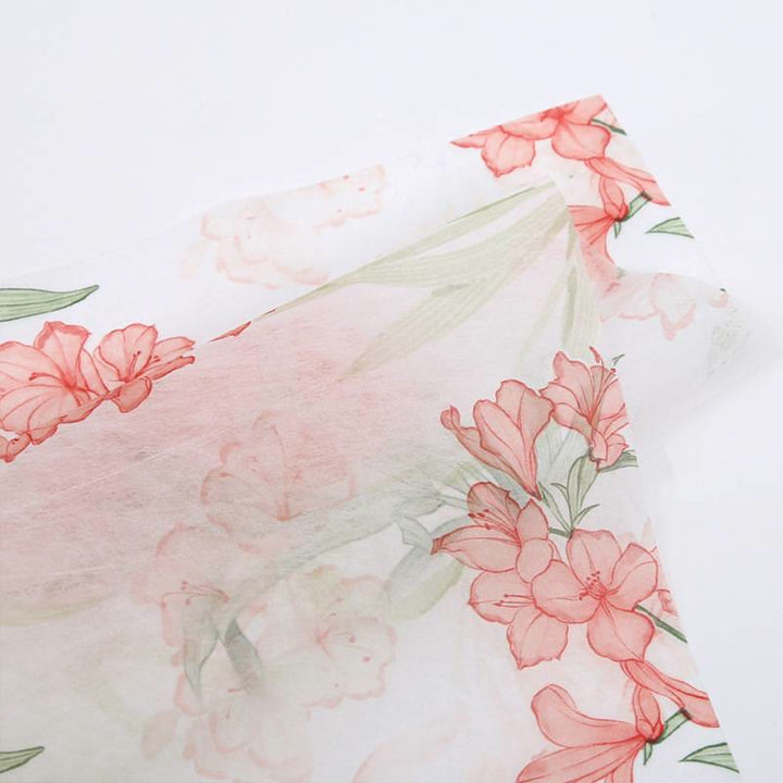 Soft Non-Woven Cotton Flowers Wrapping Paper Gift Wrap Supply