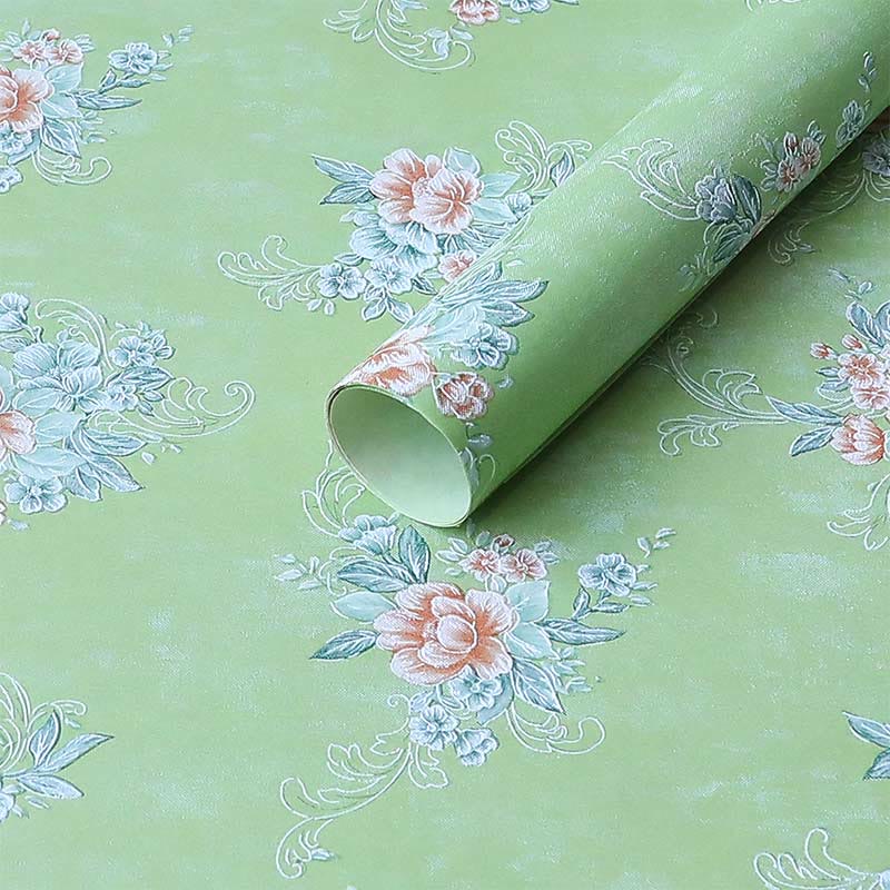 Retro Flower Embossed Wrapping Paper 10 Sheets Gift Wrap Supply