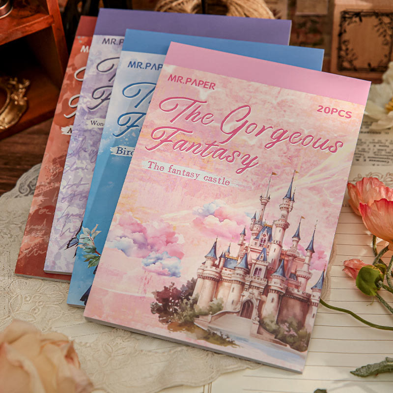 Beautiful Fantasy Series Sticker Book For Decorative Journaling Crafts