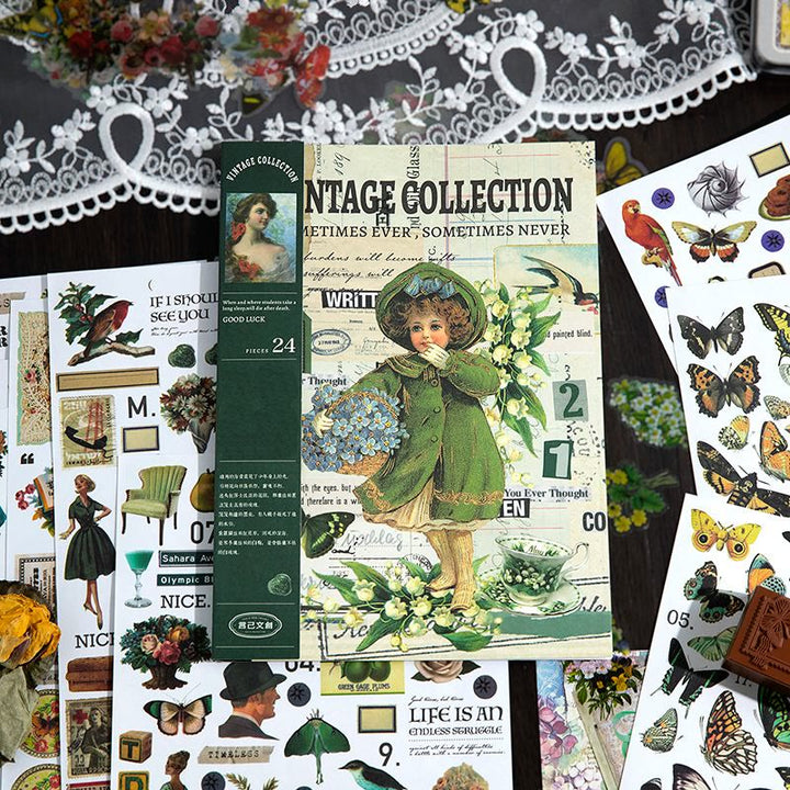 Beautiful Collection Book Series Sticker Book For Decorative Journaling Crafts