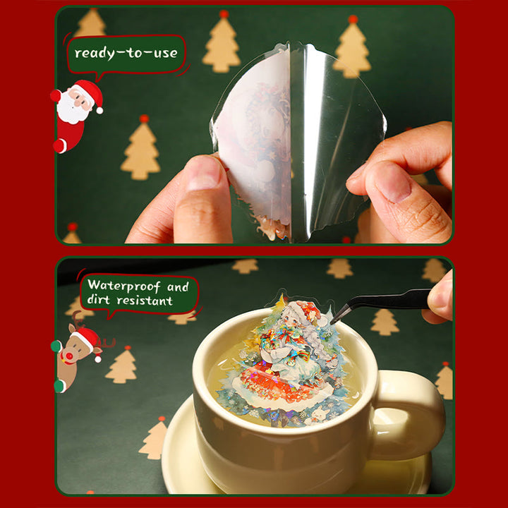 Dream Christmas Eve Series Stickers For Decorative Journaling Crafts