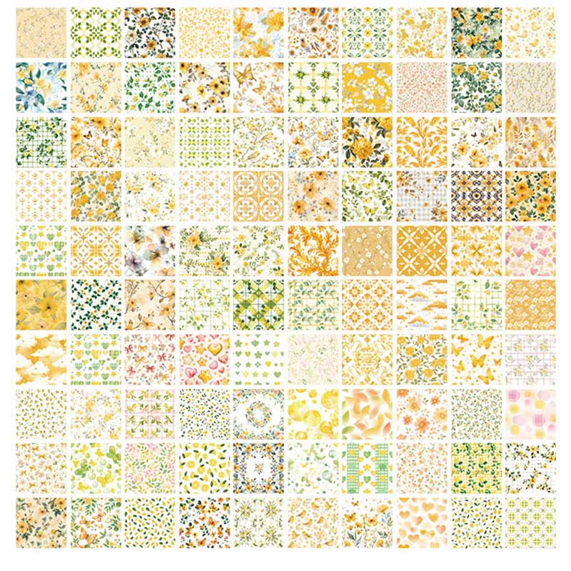 Flower Vine Garden Series Paper For Decorative Journaling Paper