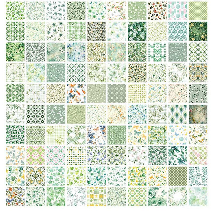 Flower Vine Garden Series Paper For Decorative Journaling Paper