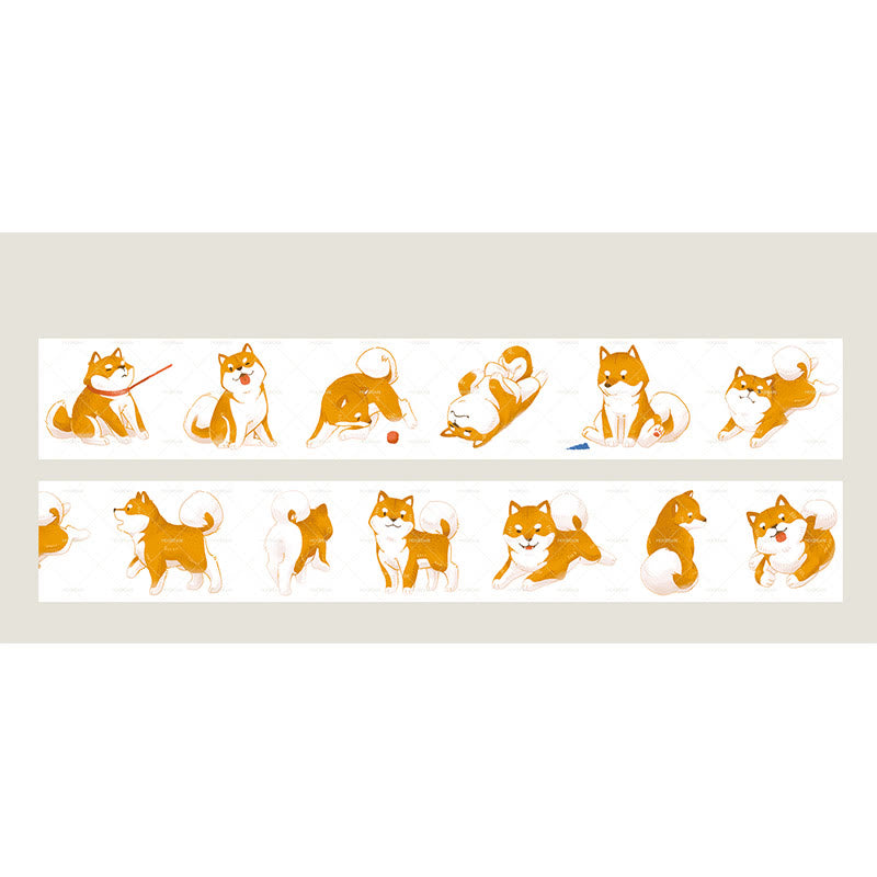 Cute Animal Washi PET Roll Sticker Tape For Scrapbooking Supplies