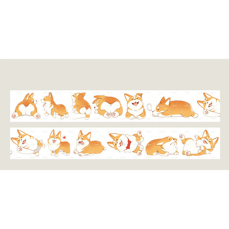 Cute Animal Washi PET Roll Sticker Tape For Scrapbooking Supplies