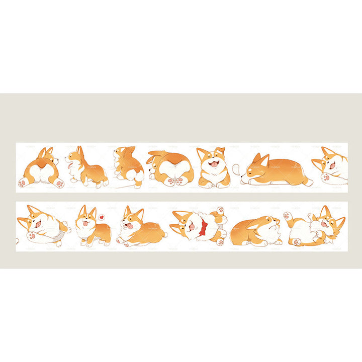 Cute Animal Washi PET Roll Sticker Tape For Scrapbooking Supplies