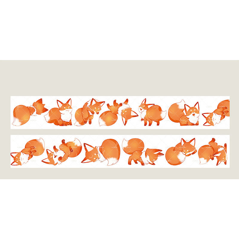 Cute Animal Washi PET Roll Sticker Tape For Scrapbooking Supplies