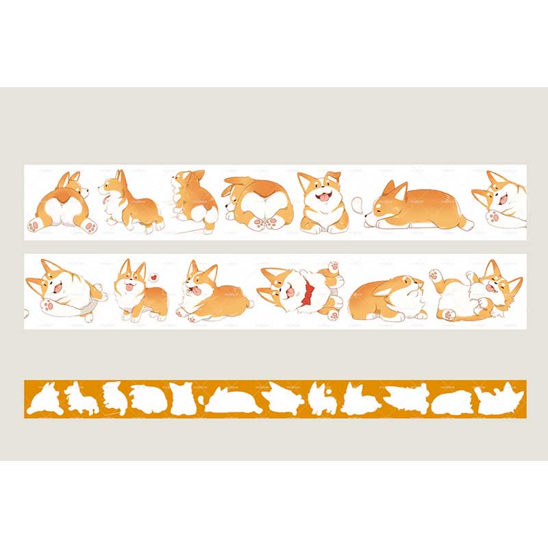 Cute Animal Washi PET Roll Sticker Tape For Scrapbooking Supplies