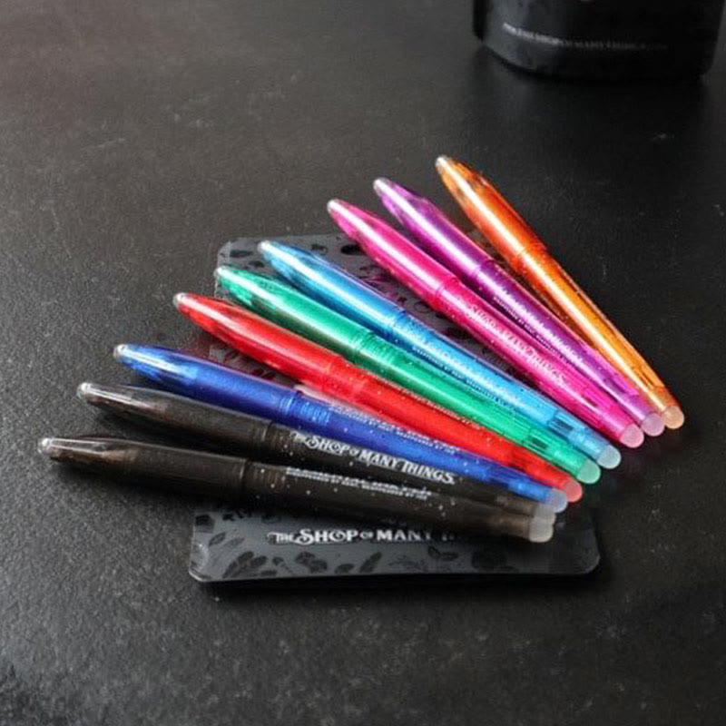 0.5mm Colorful Erasable Neutral Pen For Students Stationery Elemental Ink Pens