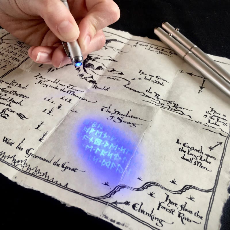 Invisible Ink UV LED Light Pen For Adding Secret Touch