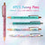 Funny Words Colored Glitter Pen Monday To Sunday Ball-Point Pen Set