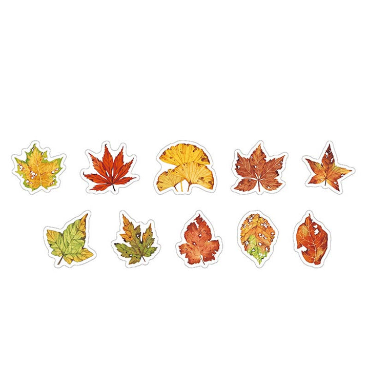 Beautiful Season Series Sticker Tape Retro Plants Sticker Scrapbooking Supplies