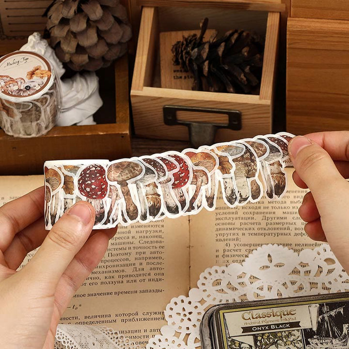 Beautiful Season Series Sticker Tape Retro Plants Sticker Scrapbooking Supplies